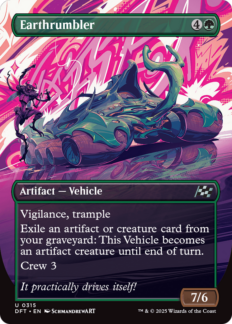 Earthrumbler (Borderless) [Aetherdrift] | Boutique FDB TCG