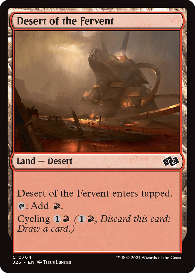 Desert of the Fervent [Foundations Jumpstart] | Boutique FDB TCG