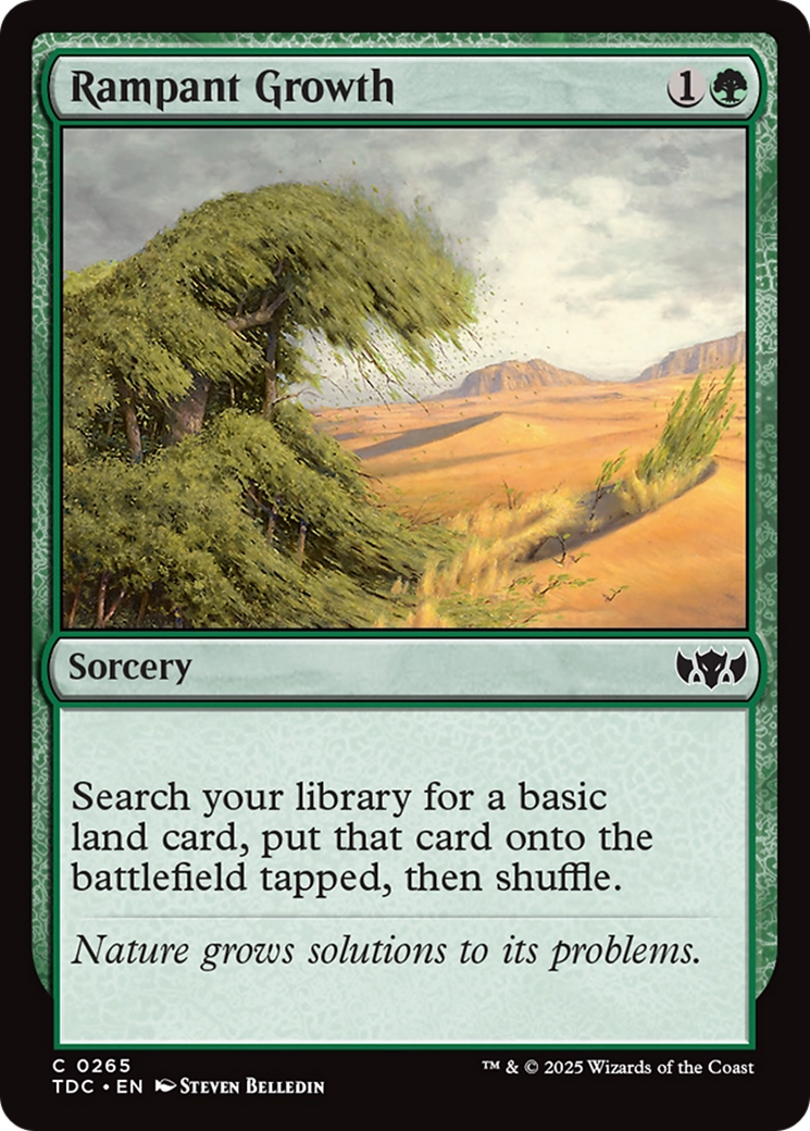 Rampant Growth [Tarkir: Dragonstorm Commander] | Boutique FDB TCG