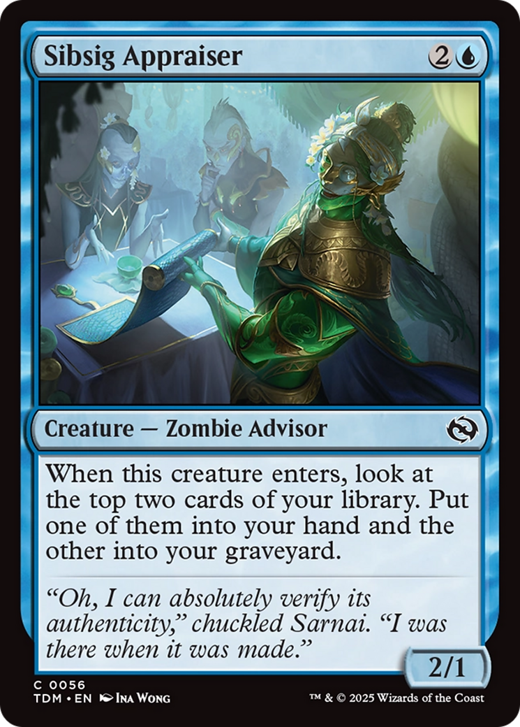 Sibsig Appraiser [Tarkir: Dragonstorm] | Boutique FDB TCG