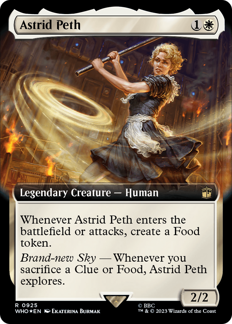 Astrid Peth (Extended Art) (Surge Foil) [Doctor Who] | Boutique FDB TCG