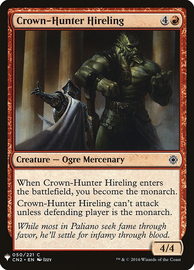Crown-Hunter Hireling [Mystery Booster] | Boutique FDB TCG