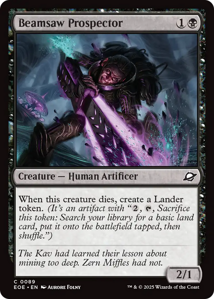 Beamsaw Prospector [Edge of Eternities] | Boutique FDB TCG