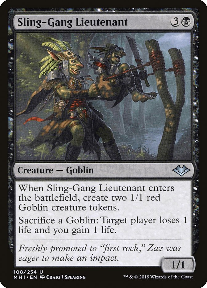 Sling-Gang Lieutenant [Modern Horizons] | Boutique FDB TCG