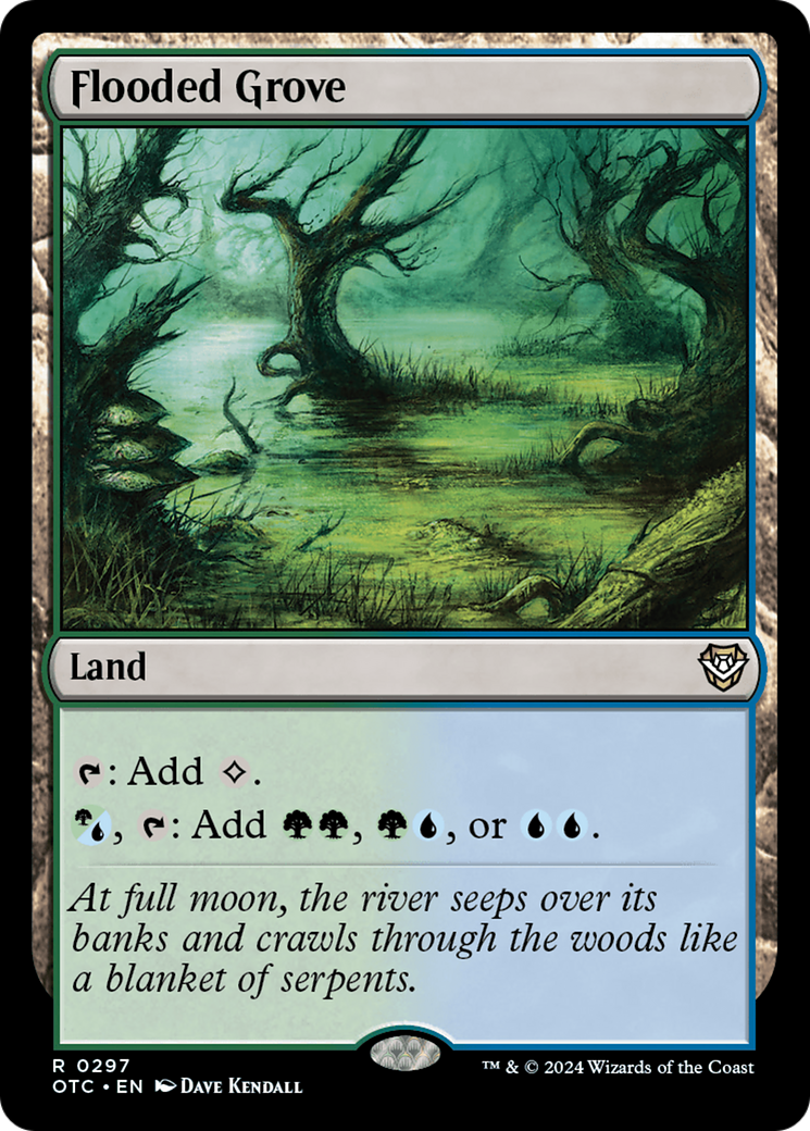 Flooded Grove [Outlaws of Thunder Junction Commander] | Boutique FDB TCG