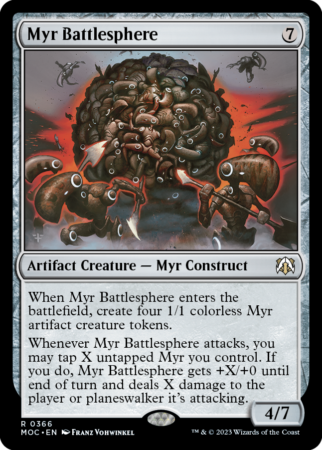 Myr Battlesphere [March of the Machine Commander] | Boutique FDB TCG