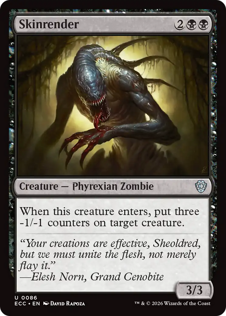 Skinrender [Lorwyn Eclipsed Commander] | Boutique FDB TCG