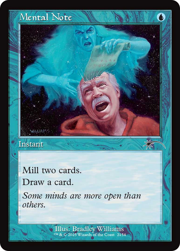 Mental Note (Retro Frame) [Secret Lair Drop Series] | Boutique FDB TCG