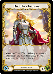 Dorinthea // Dorinthea Ironsong [WTR114-T // WTR113-T] (Welcome to Rathe)  Alpha Print Normal | Boutique FDB TCG