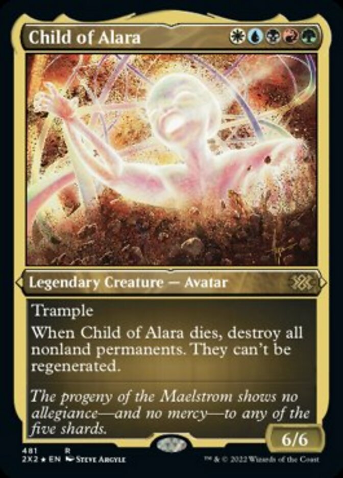 Child of Alara (Foil Etched) [Double Masters 2022] | Boutique FDB TCG