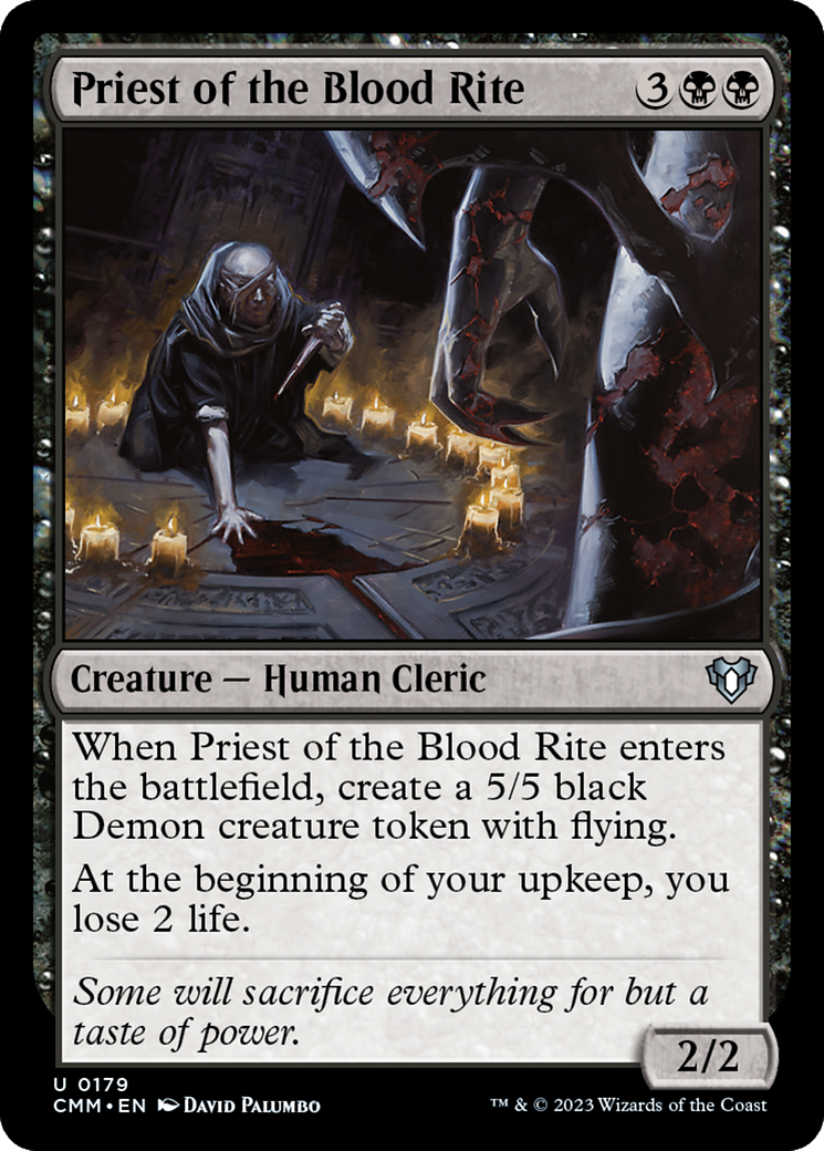 Priest of the Blood Rite [Commander Masters] | Boutique FDB TCG