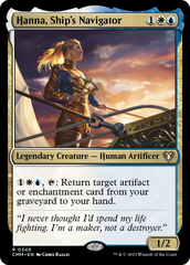 Hanna, Ship's Navigator [Commander Masters] | Boutique FDB TCG