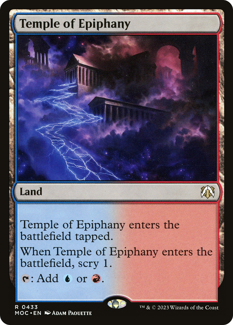 Temple of Epiphany [March of the Machine Commander] | Boutique FDB TCG