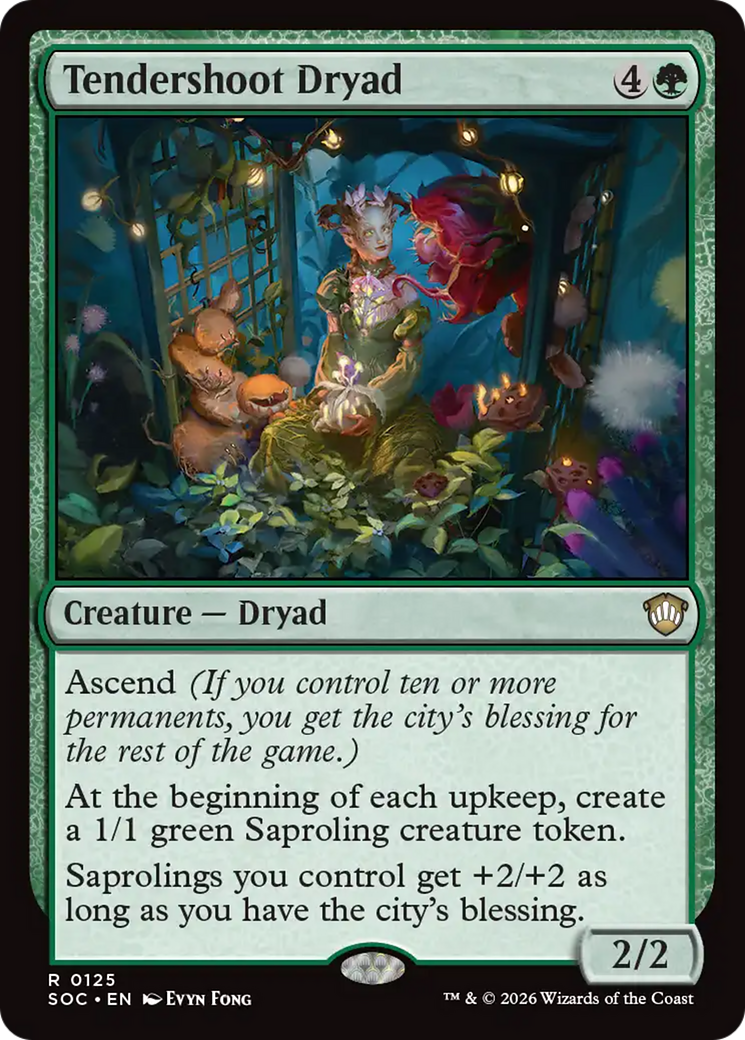 Tendershoot Dryad [Secrets of Strixhaven Commander] | Boutique FDB TCG