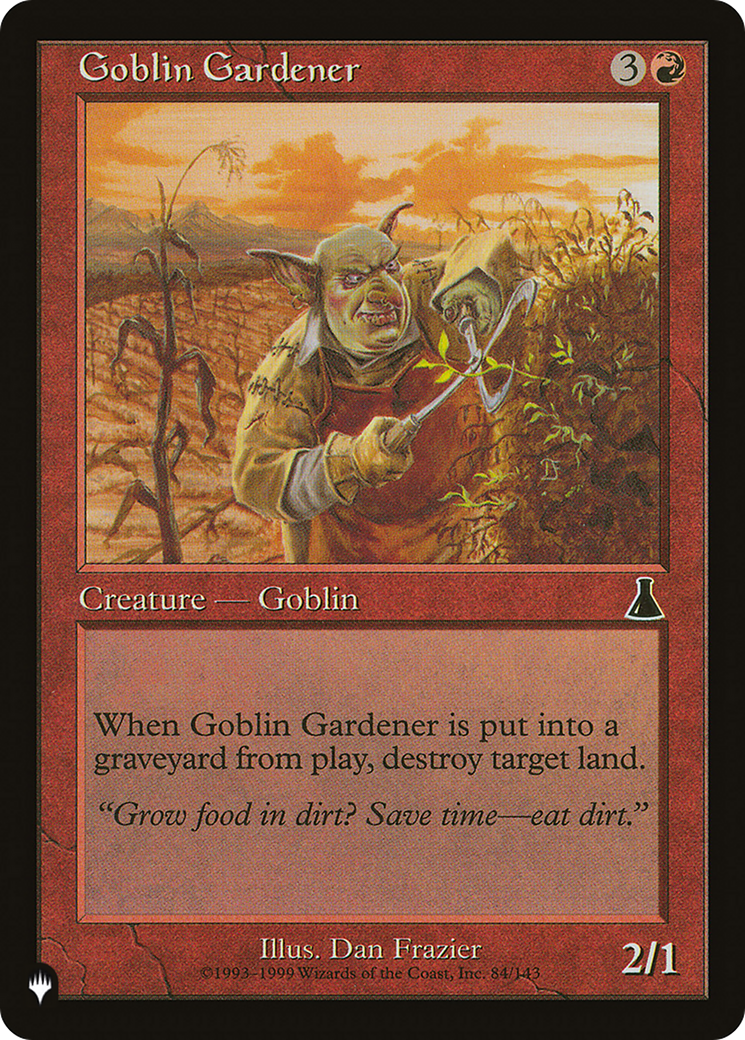 Goblin Gardener [The List Reprints] | Boutique FDB TCG