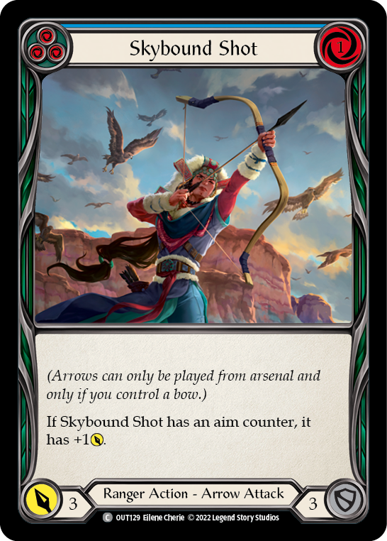 Skybound Shot (Blue) [OUT129] (Outsiders) | Boutique FDB TCG