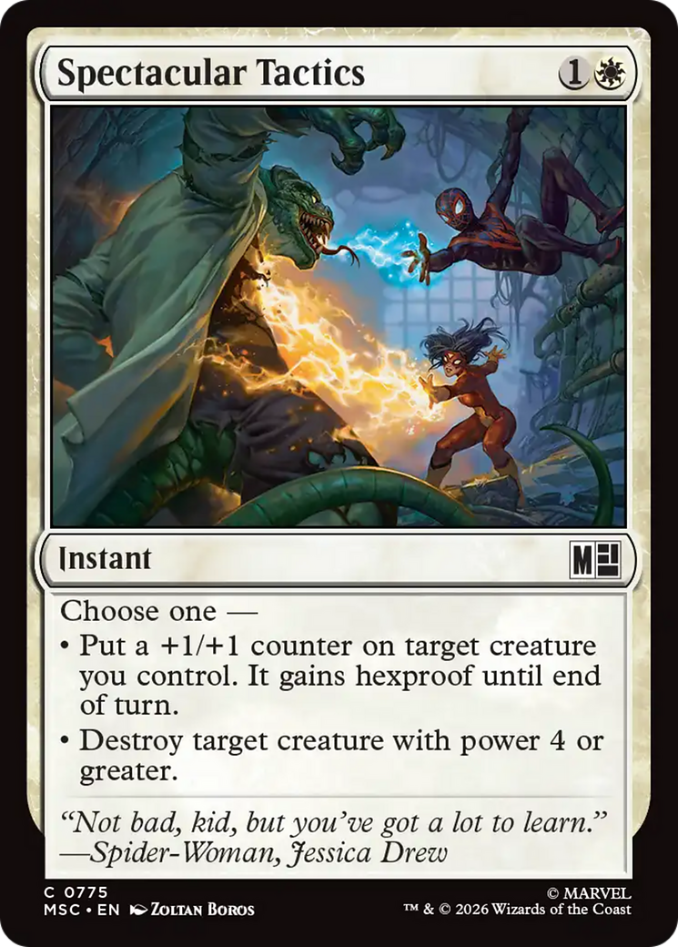 Spectacular Tactics [Marvel Super Heroes Commander] | Boutique FDB TCG