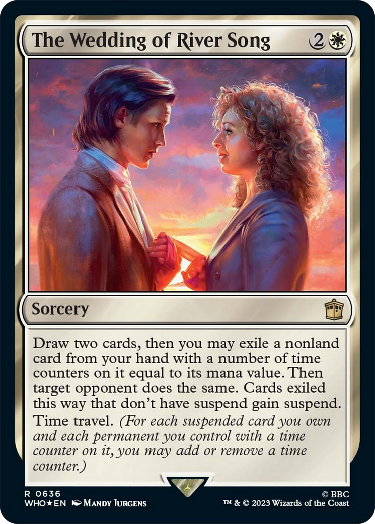 The Wedding of River Song (Surge Foil) [Doctor Who] | Boutique FDB TCG
