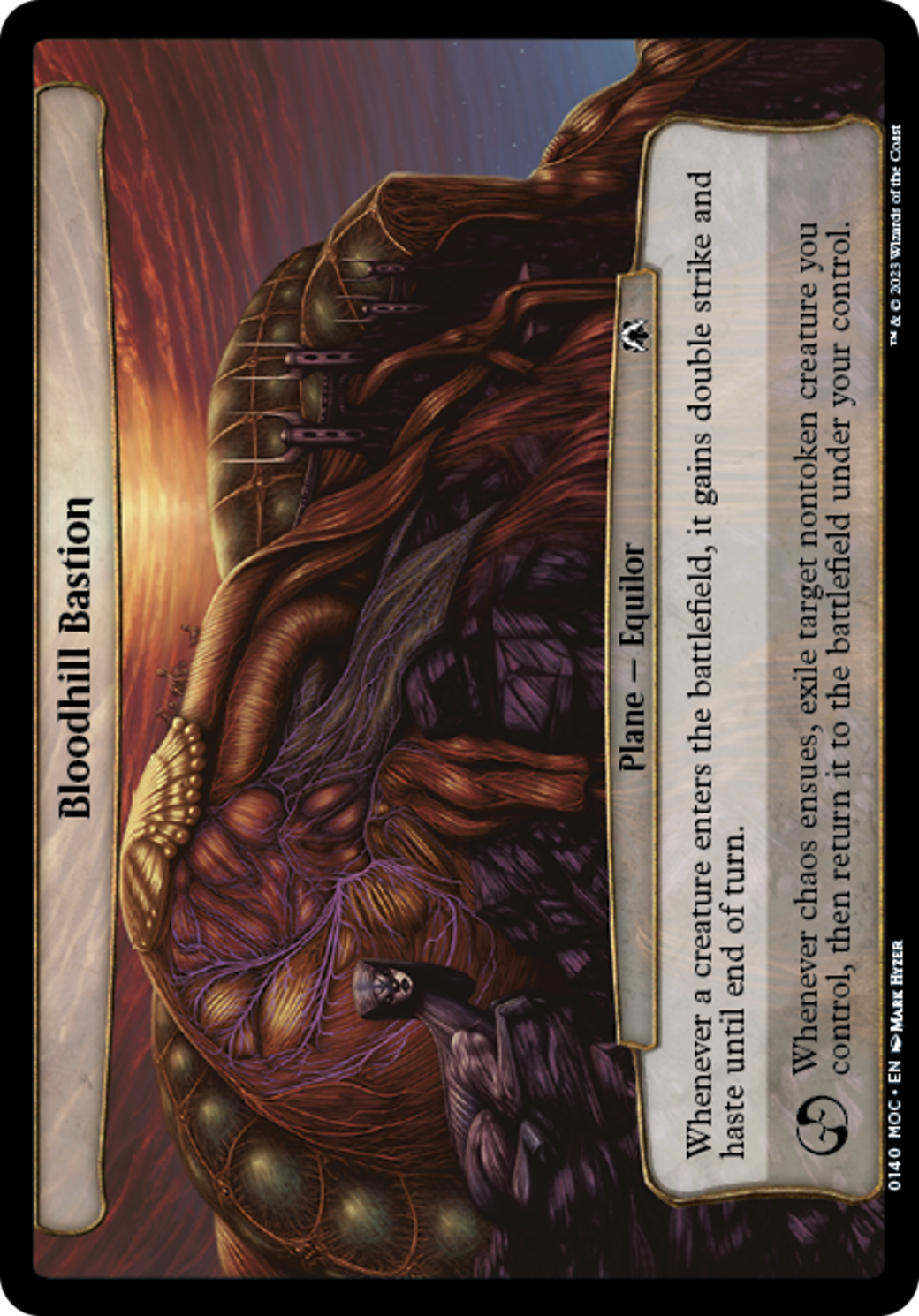 Bloodhill Bastion [March of the Machine Commander] | Boutique FDB TCG