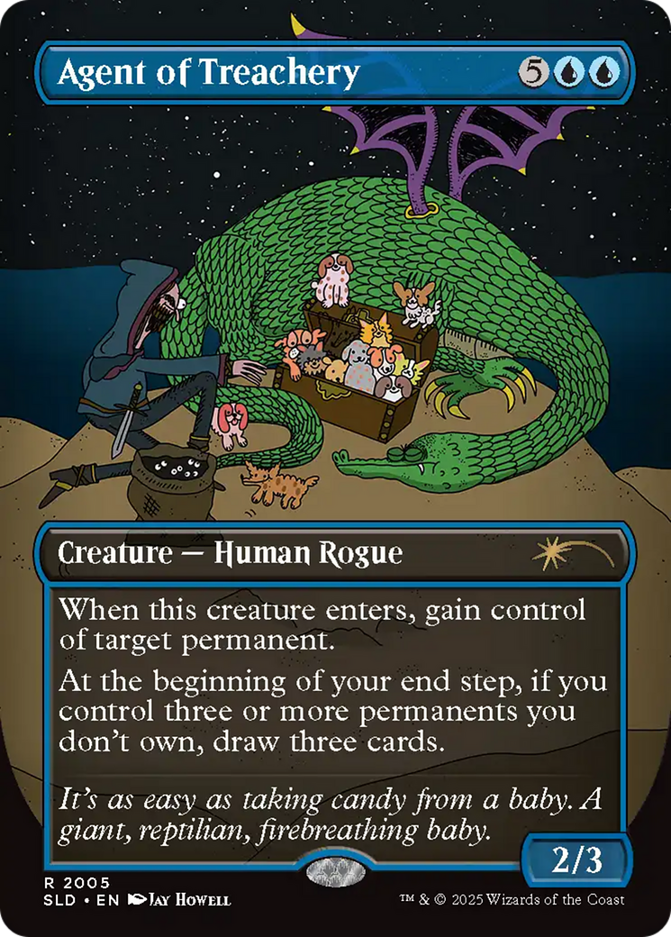 Agent of Treachery (Rainbow Foil) [Secret Lair Drop Series] | Boutique FDB TCG