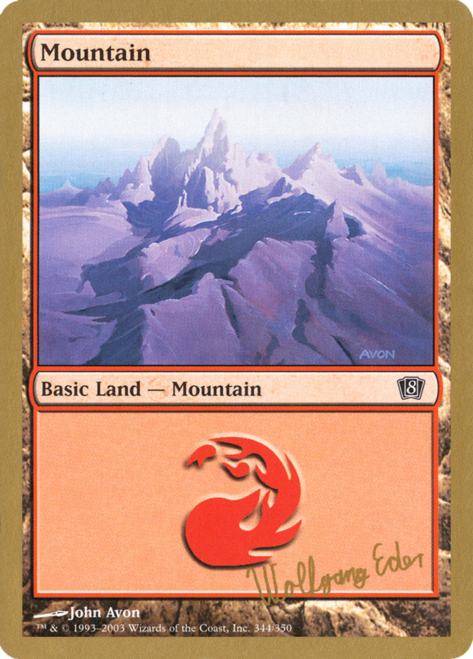 Mountain (Wolfgang Eder) [World Championship Decks 2003] | Boutique FDB TCG