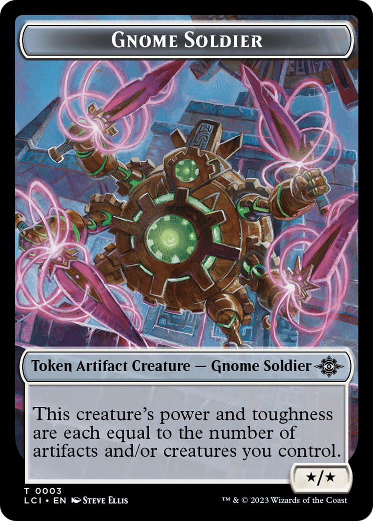 Gnome Soldier Token [The Lost Caverns of Ixalan Tokens] | Boutique FDB TCG