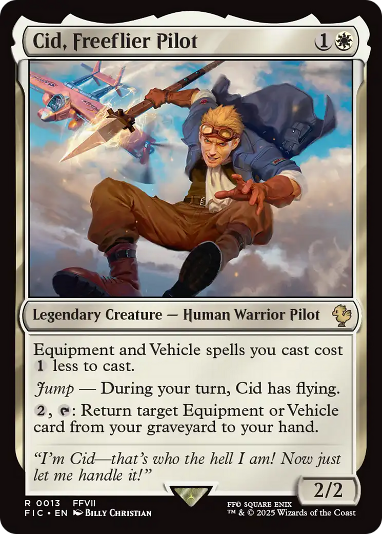 Cid, Freeflier Pilot [FINAL FANTASY Commander] | Boutique FDB TCG