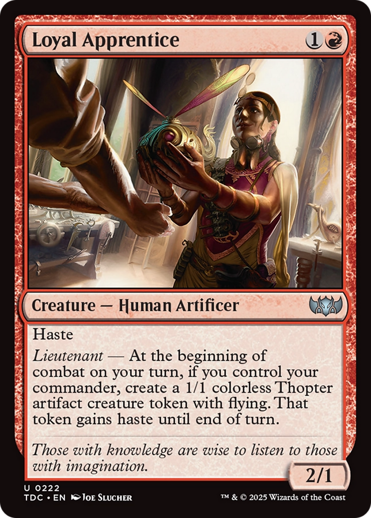 Loyal Apprentice [Tarkir: Dragonstorm Commander] | Boutique FDB TCG