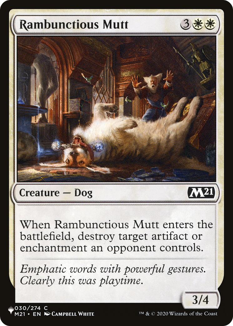 Rambunctious Mutt [The List Reprints] | Boutique FDB TCG