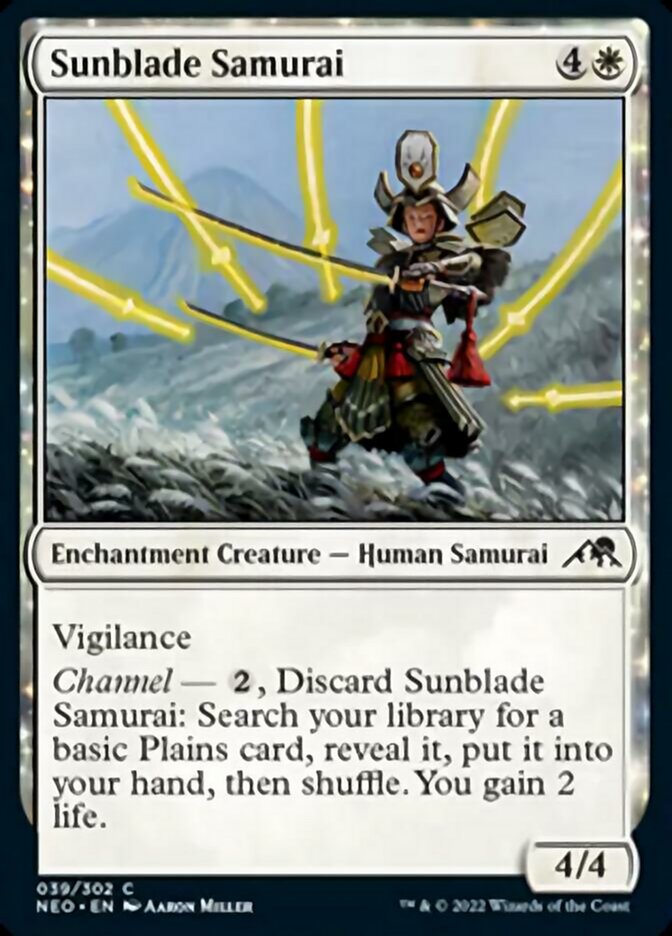 Sunblade Samurai [Kamigawa: Neon Dynasty] | Boutique FDB TCG