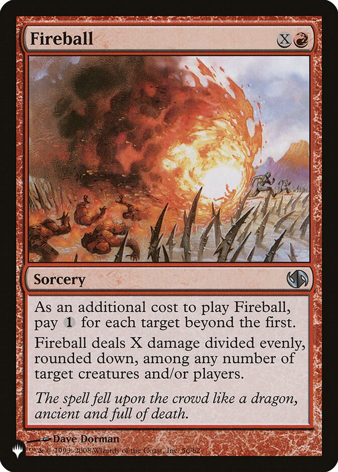 Fireball [The List] | Boutique FDB TCG