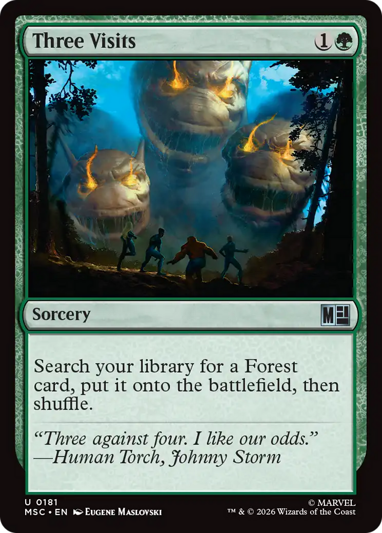 Three Visits [Marvel Super Heroes Commander] | Boutique FDB TCG