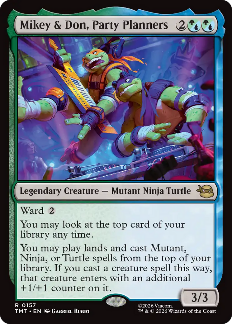 Mikey & Don, Party Planners [Teenage Mutant Ninja Turtles] | Boutique FDB TCG
