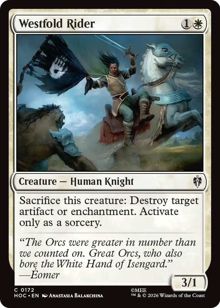 Westfold Rider [The Hobbit: Eternal-Legal] | Boutique FDB TCG