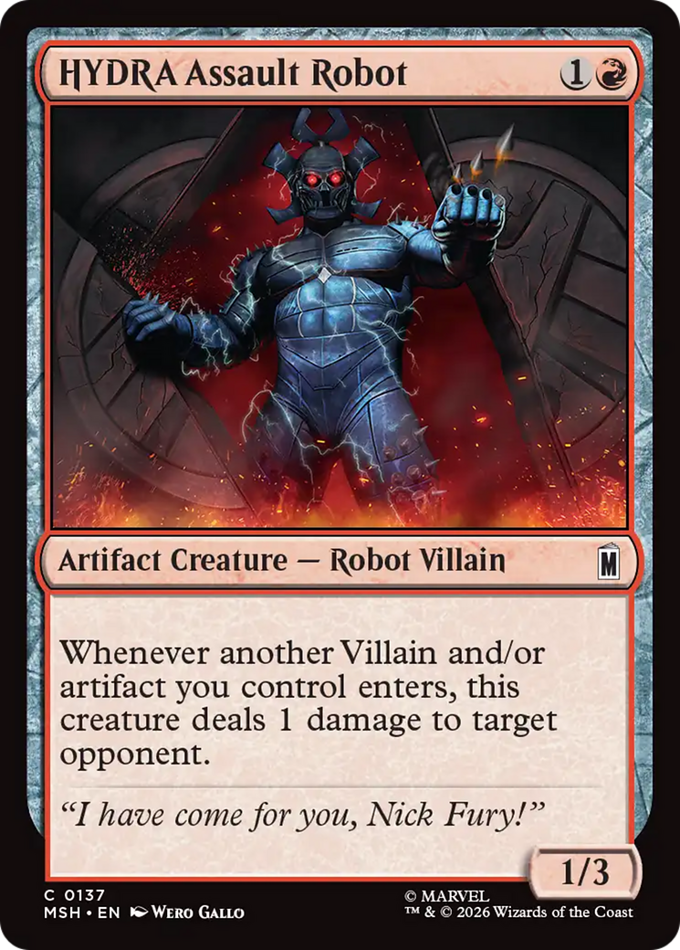 HYDRA Assault Robot [Marvel Super Heroes] | Boutique FDB TCG