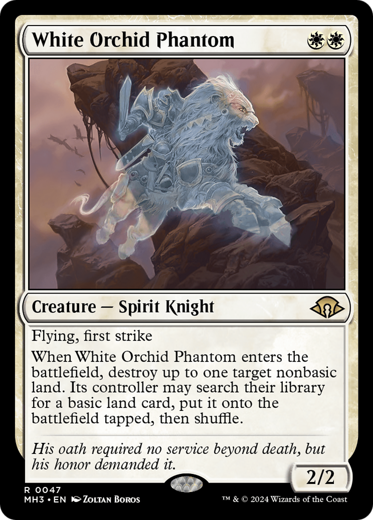 White Orchid Phantom [Modern Horizons 3] | Boutique FDB TCG