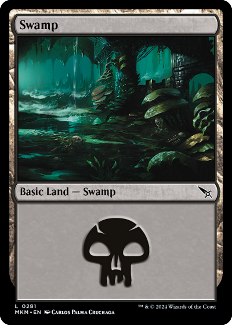 Swamp (0281) [Murders at Karlov Manor] | Boutique FDB TCG