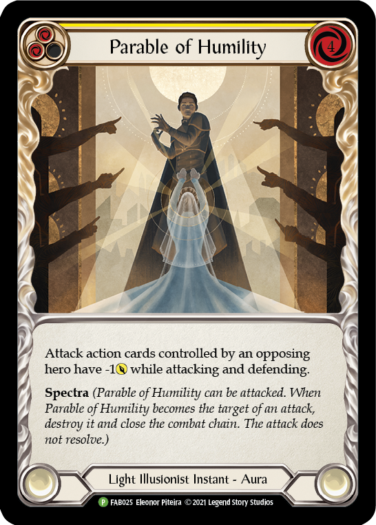 Parable of Humility [FAB025] (Promo)  Cold Foil | Boutique FDB TCG