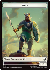 Ally (0005) // Clue (0018) Double-Sided Token [Avatar: The Last Airbender Tokens] | Boutique FDB TCG