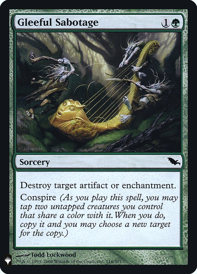 Gleeful Sabotage [Mystery Booster] | Boutique FDB TCG