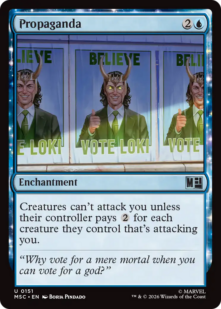 Propaganda (Surge Foil) [Marvel Super Heroes Commander] | Boutique FDB TCG