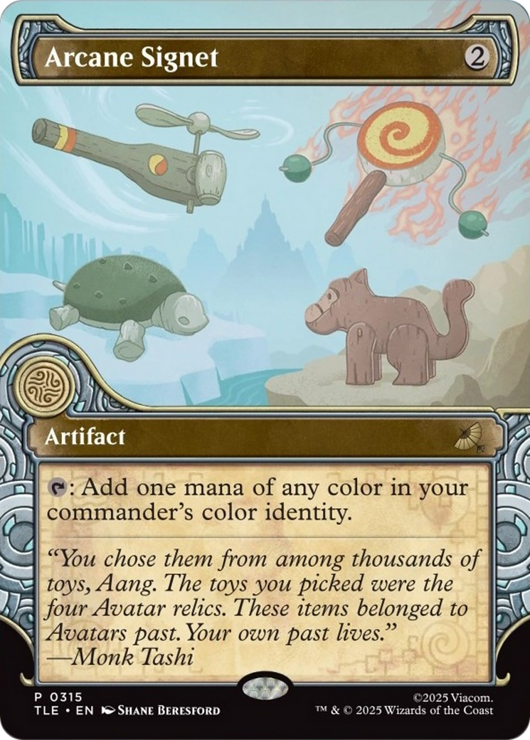 Arcane Signet (Showcase) [Avatar: The Last Airbender: Eternal-Legal] | Boutique FDB TCG