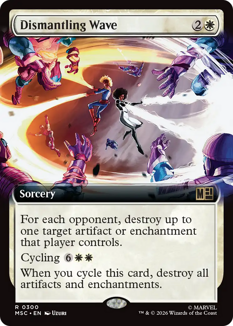 Dismantling Wave (Extended Art) [Marvel Super Heroes Commander] | Boutique FDB TCG