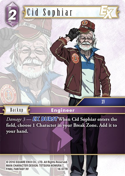 Cid Sophiar EX [Resurgence of Power] | Boutique FDB TCG