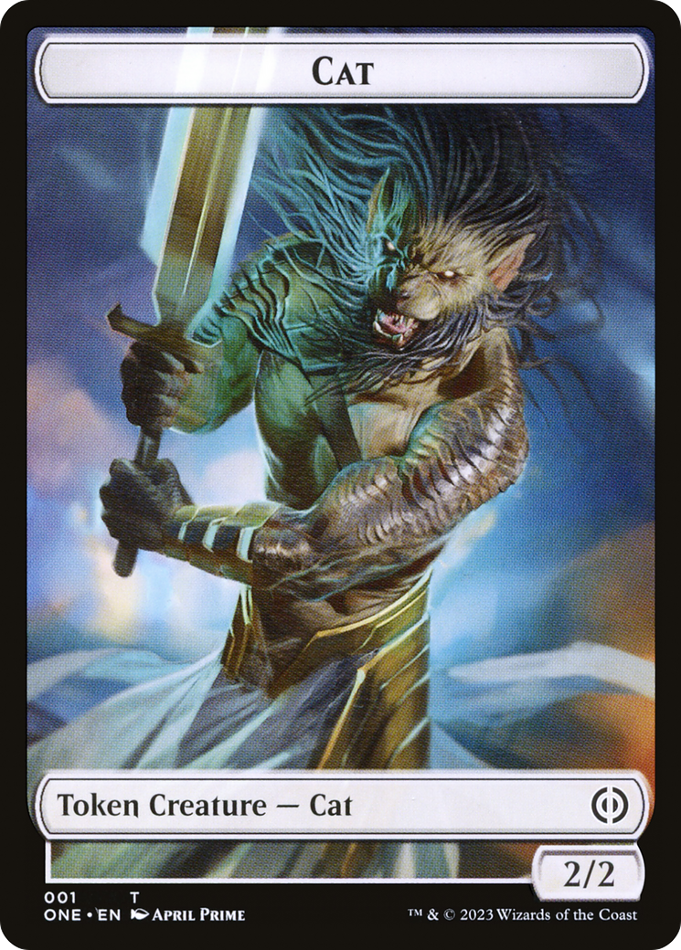 Cat Token [Phyrexia: All Will Be One Tokens] | Boutique FDB TCG