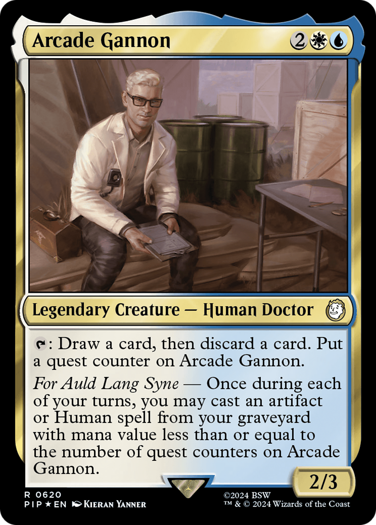 Arcade Gannon (Surge Foil) [Fallout] | Boutique FDB TCG