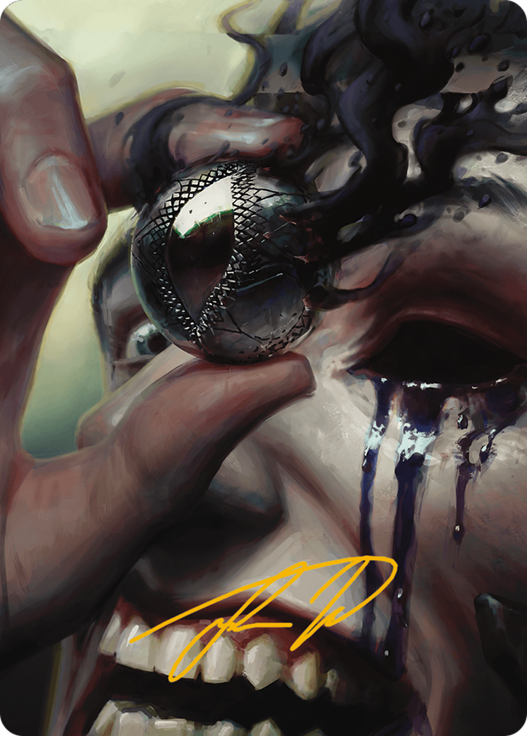 Jet Medallion Art Card (Gold-Stamped Signature) [Modern Horizons 3 Art Series] | Boutique FDB TCG
