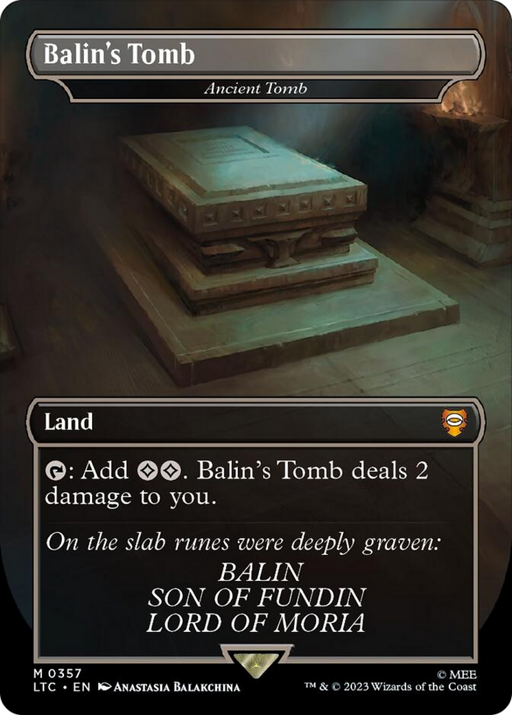 Ancient Tomb - Balin's Tomb [The Lord of the Rings: Tales of Middle-Earth Commander] | Boutique FDB TCG