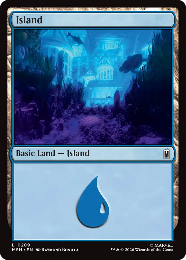 Island (0289) [Marvel Super Heroes] | Boutique FDB TCG