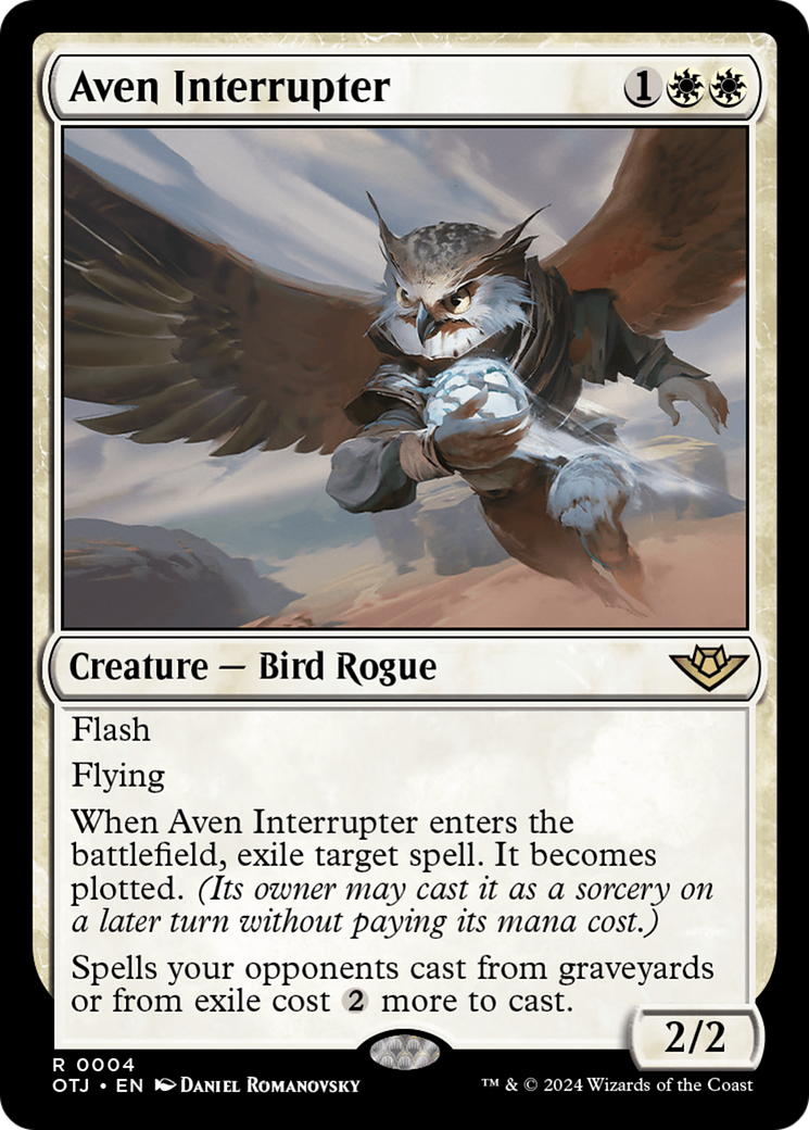 Aven Interrupter [Outlaws of Thunder Junction] | Boutique FDB TCG